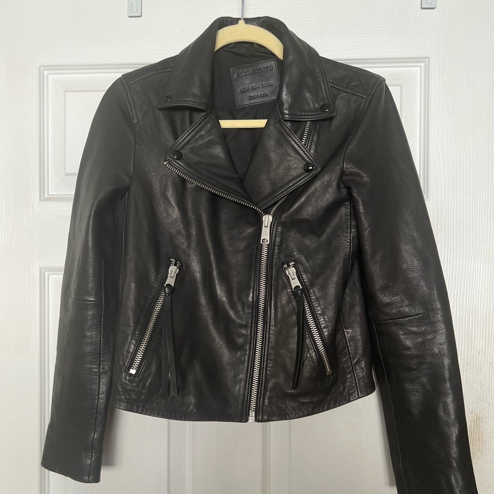 Allsaints Dalby Leather Biker Jacket